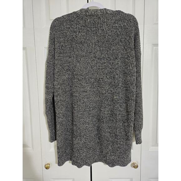 St John's bay large women's gray open front knit cardigan sweater - Picture 5 of 8